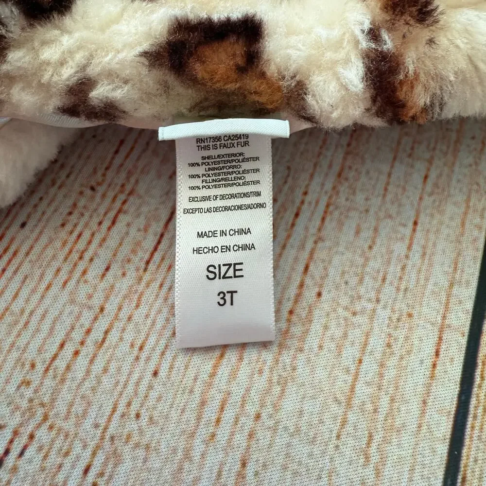 NWOT Girls 3T Faux Fur Vest